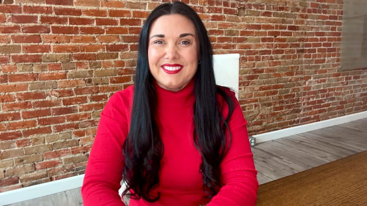 Juliet Wright, owner of Big Red Treats, smiling